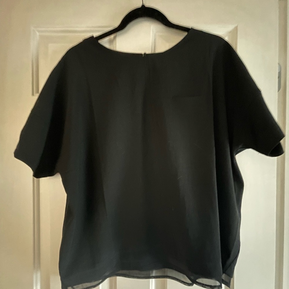 Lululemon shift in time shirt sz 8 black